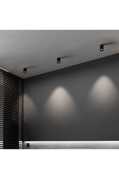 LightPlanet Spot LED Aplicat 7 W Negru 4000k D8cm
