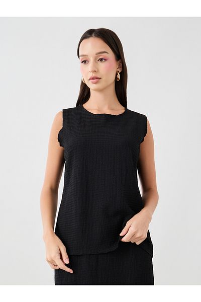 Styli Solid Sleeveless Top and Maxi Skirts Co-Ords