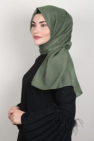 PİRAMİT شال ميلانو أخضر كاكي فاتح