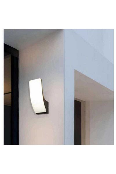 Jiju LED wall light for outdoor lighting, Grey, 20 W 3000k 2000lm