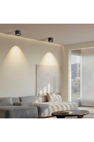 Jiju Spot LED Black 12 W 4000K D10cm