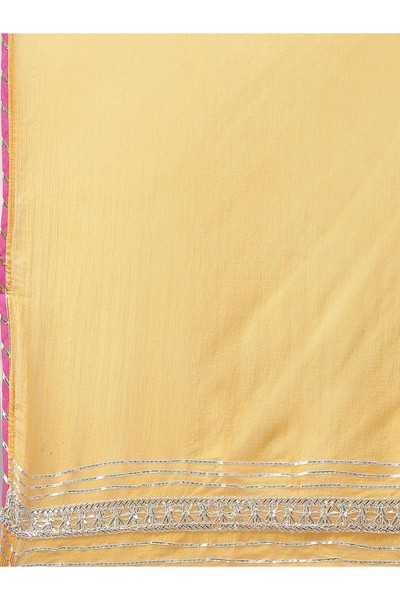 Ishin By Styli Embroidered Regular Kurta with Sharara and Dupatta Set