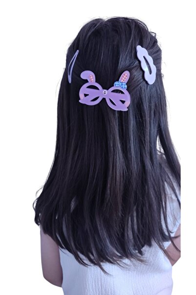 FAMEMUS ACCESSORY Set drăguț de 3 catarame – cu design de ochelari de iepure,...