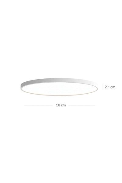 Jiju LED ceiling light IP44 60 W Ultra Slim Thickness 2.1cm D50cm 6500K 6000lm