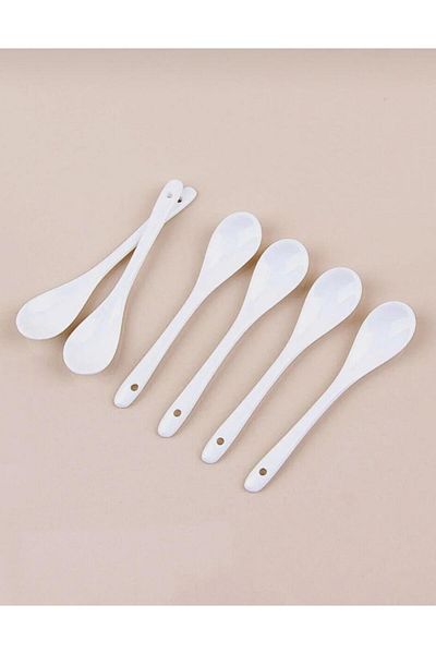 KARALYAN 1 Piece Porcelain Luxury Tea Spoon & Jam Spoon & Dessert Sugar Spoon