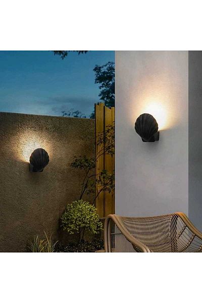 Jiju Scallop LED Wall Lamp 5 W Outdoor Warm Light