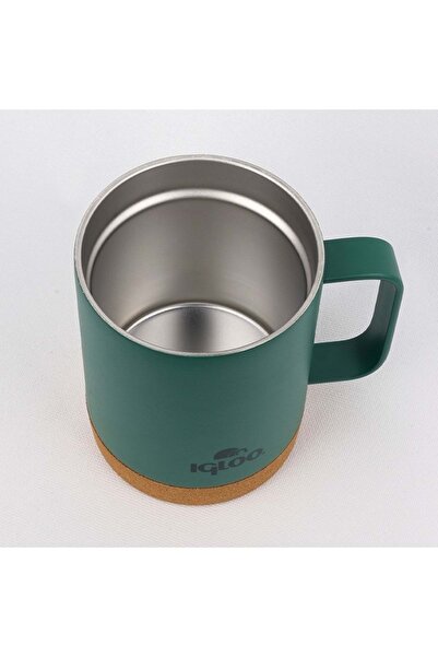 IGLOO Cork Mug 350ml Termos Kupa Bardak Matara YEŞİL