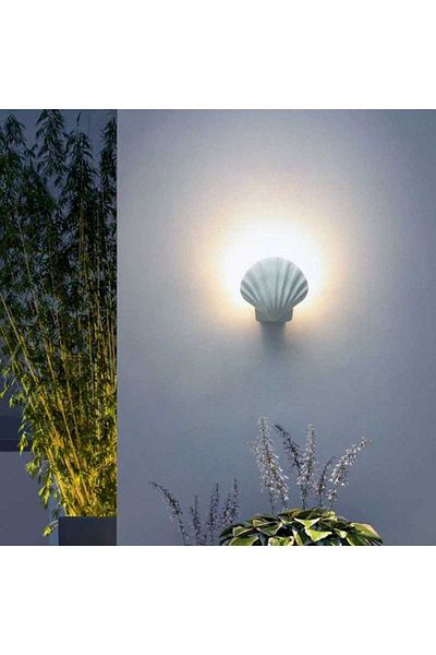 LightPlanet Scallop LED Wall Lamp 5 W Outdoor Warm Light