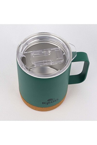 IGLOO Cork Mug 350ml Termos Kupa Bardak Matara YEŞİL