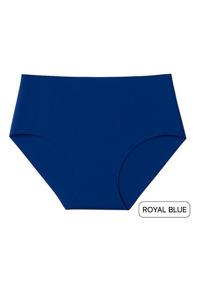Adeniz Pachet de 5 slip bikini cu talie înaltă tăiată cu laser – fără urme, fără sudură, flexibil