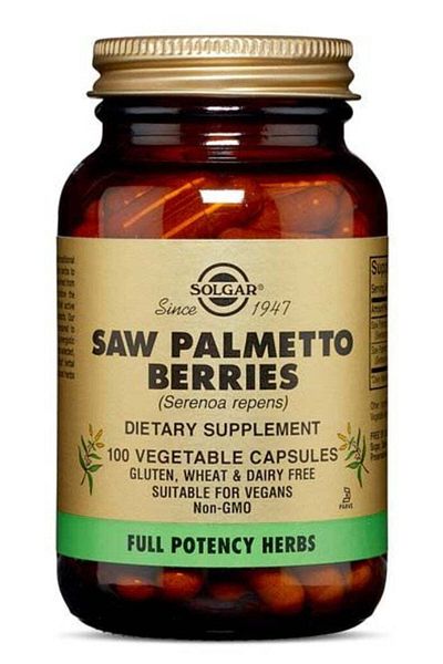 Solgar FP Saw Palmetto Berries Vegetable Capsules 100's