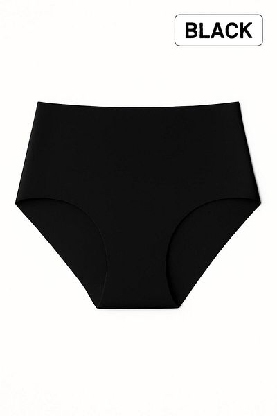 Adeniz Pachet de 5 slip bikini cu talie extra înaltă tăiată cu laser – fără marcaj, fără sudură, flexibil
