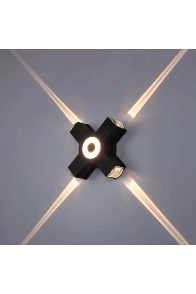 Jiju LED wall light IP65 Outdoor 5 W Warm light