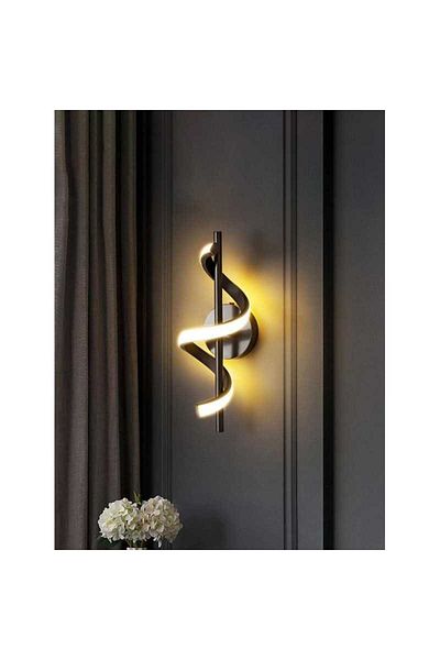 Jiju LED wall light 10 W 3926 Black with 3 Functions
