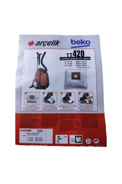 Arçelik S 4210 4340 4350 Vacuum Cleaner Bag