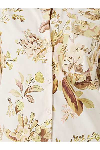 Styli Printed Long Sleeve Shirt with Wide Leg Pants Co-Ords