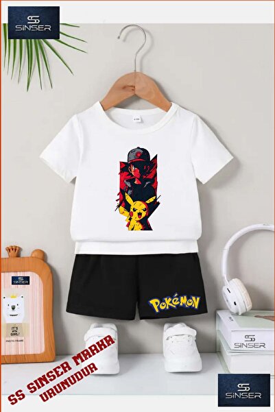 SS SİNSER Tricou cu gât rotund cu imprimeu special pentru copii UNISEX „ESLI ...