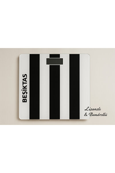 Beşiktaş Lisanslı & Bandrollü Dijital Baskül Max 180 Kg