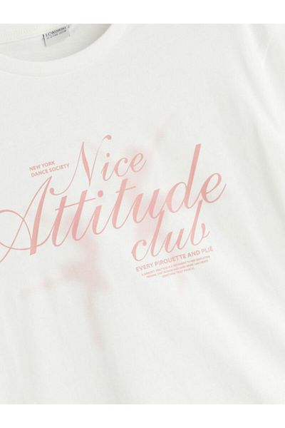 LC Waikiki Tricou pentru fetiță cu gât