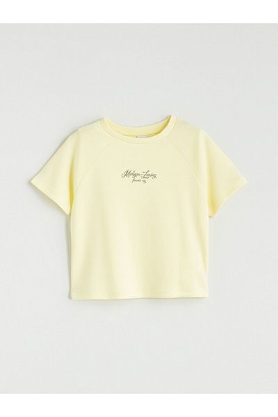 LC Waikiki Crew Neck Soft Touch Girl's T-Shirt