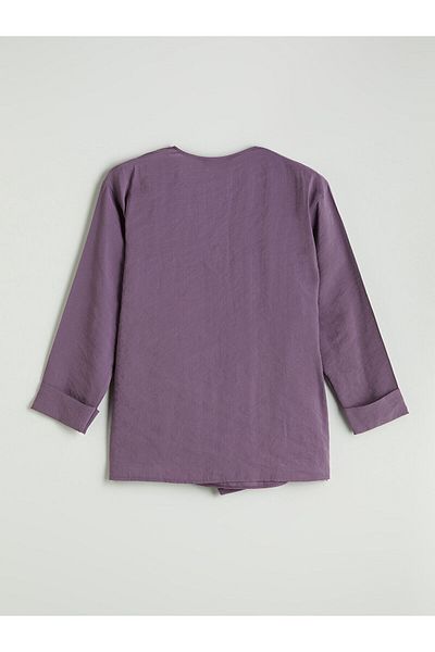 LC Waikiki Kimono pentru damă cu amestec modal cu guler dublu