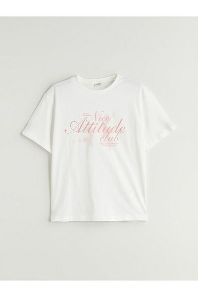 LC Waikiki Tricou pentru fetiță cu gât