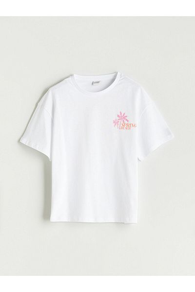 LC Waikiki Crew Neck Girl's T-Shirt