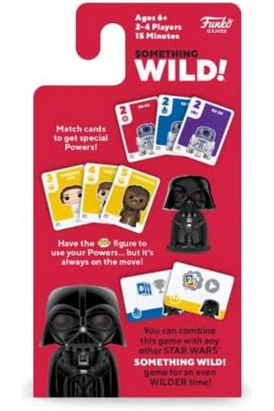 Funko لعبة بطاقات عائلية Something Wild، تتضمن لعبة Mini POP - Star Wars Darth Vader