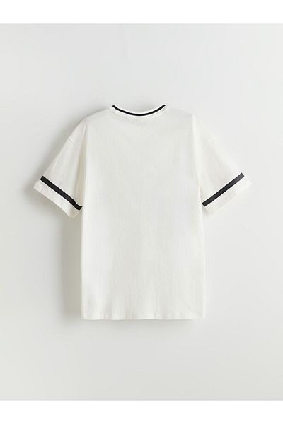 LC Waikiki Crew Neck Printed Girl's T-Shirt