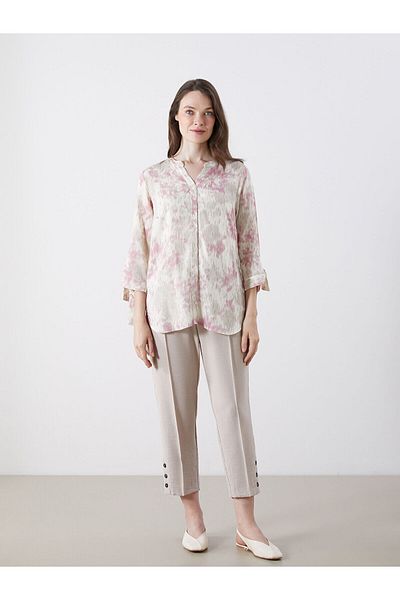 LC Waikiki Kaçık Collar Tie Dye Women's Shirt
