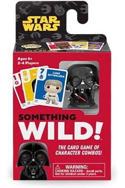 Funko لعبة بطاقات عائلية Something Wild، تتضمن لعبة Mini POP - Star Wars Darth Vader