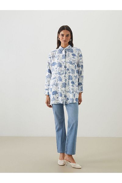 LC Waikiki Patterned Modal Blend Women's Shirt Tunic