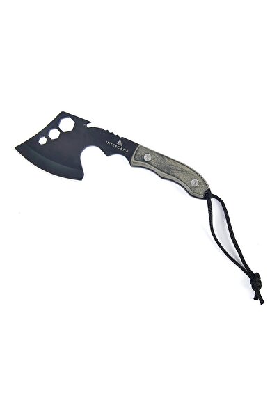 intercamp Çok Amaçlı Kamp Baltası, Fonksiyonel Balta, Nacak, Mini El Baltası, Somun, Şişe Açma 26 Cm 283 gr