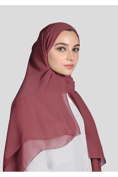 AL JAMIL CHIFFON INDONESIA 2METER SHEILLA - ROSE WOOD