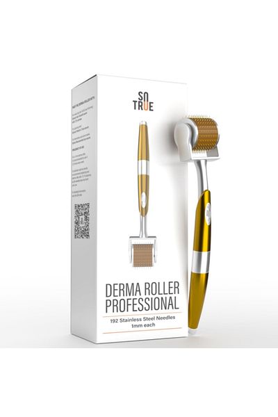 Sotrue Professional Derma Roller For Hair Growth 1 mm with 192 Stainless Steel Needles