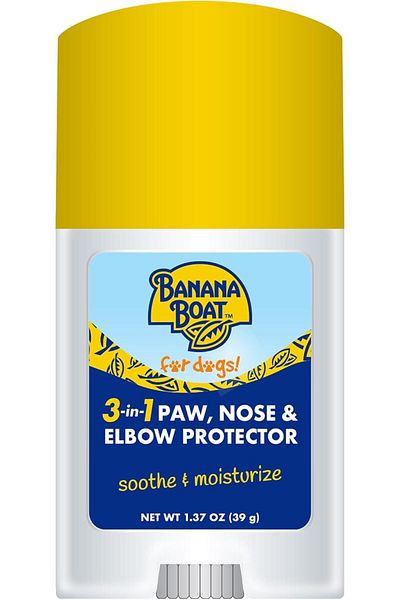Banana Boat 3 in 1 Paw, Nose and Elbow Protector for Dogs, Soother, Moisturizer and Protector for Dogs