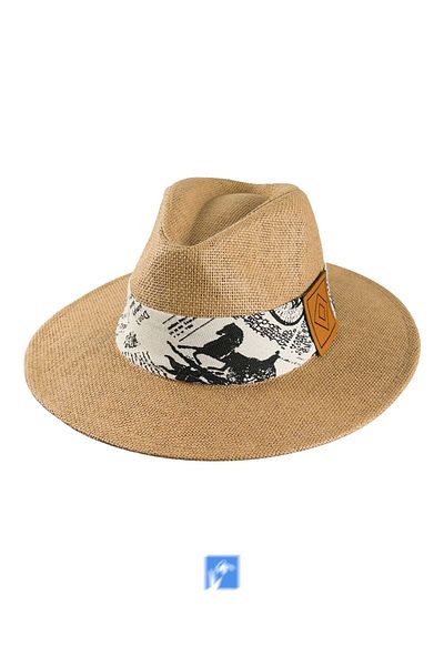 Kardelen Butik Denizli Paper Hat with Belt Detail