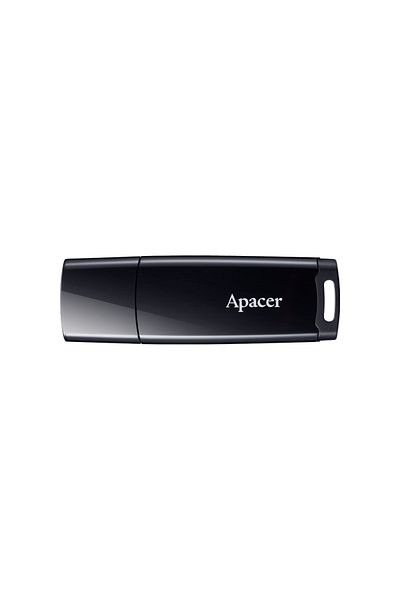 Apacer Stick de memorie USB 2.0 de 64 GB, AH336 cu capac, negru