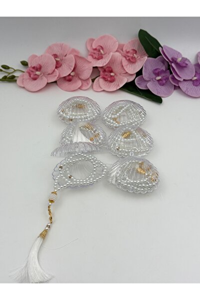 Uğurlu Hac Set de 10 mătănii din perle în cutie