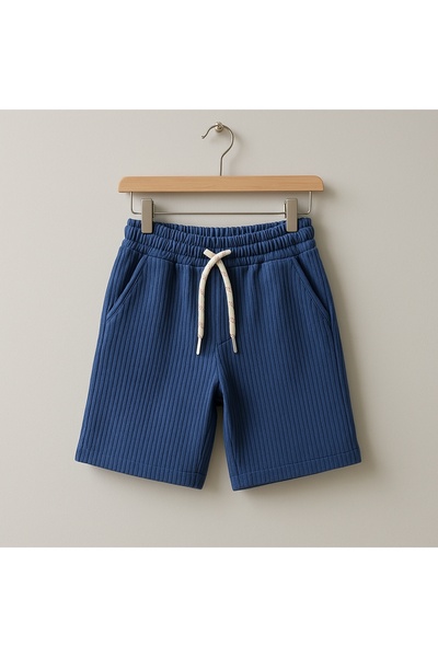 mb kids Raporlu Kumaş 6-14 Yaş Rahat Çocuk Şort