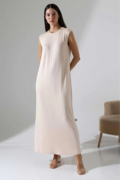 MUZOTEX Long Sleeveless Dress Lining 100% Cotton Underwear Underskirt