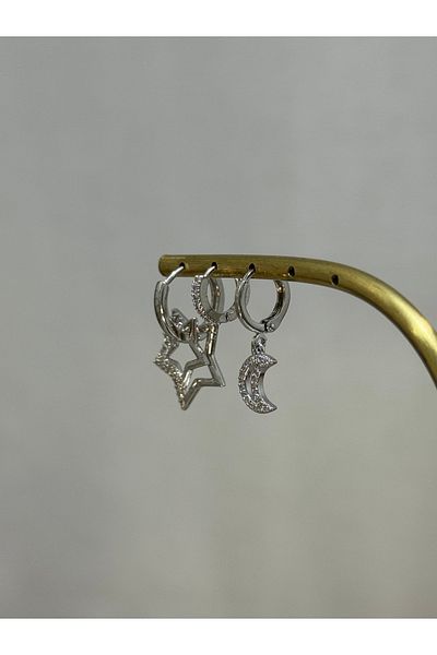 XUPING JEWELRY أقراط فولاذية ثلاثية مرصعة بالحجر من الفولاذ المقاوم للصدأ 316L