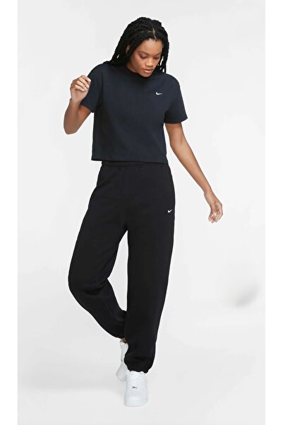 Nike Nrg Solo Swoosh Fleece Pant Siyah Kadın Eşofman Altı