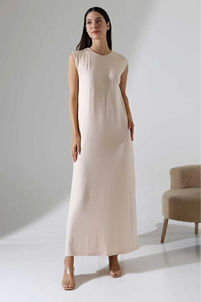 MUZOTEX Long Sleeveless Dress Lining 100% Cotton Underwear Underskirt