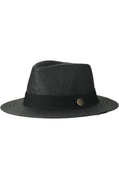 novon Straw Ribbon Panama Hat