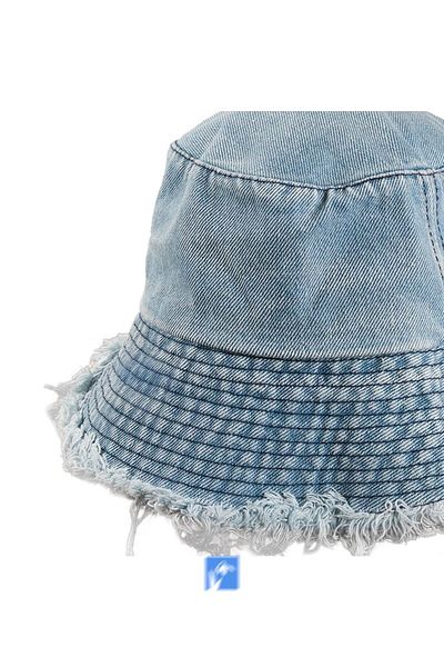 Kardelen Butik Denizli Ripped Fisherman Jean Jeans Hat