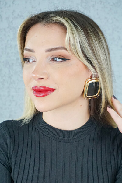 TRENDTAKI Perlina sedefli küpe gold kaplama 0314