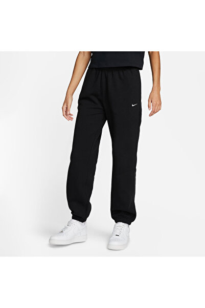 Nike Nrg Solo Swoosh Fleece Pant Siyah Kadın Eşofman Altı