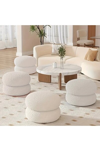 arge demo Marshmelo Puf Çok Amaçlı Puf Makyaj Masası Pufu