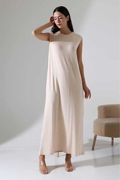 MUZOTEX Long Sleeveless Dress Lining 100% Cotton Underwear Underskirt